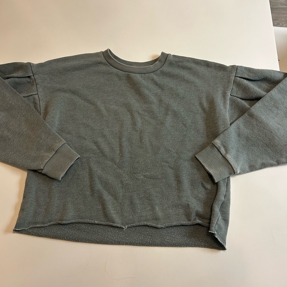 Cozy Green Sweatshirt